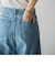 カーブデニムパンツ≪洗濯機で洗える≫