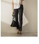 【叶えるパンツ2023AW】AVAフロントスリットスリムパンツ≪洗濯機で洗える≫
