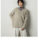 ベロアメッシュハイネックプルオーバー≪手洗い可能≫