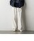 ストレッチベロアストレートパンツ≪洗濯機で洗える≫