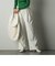 ストレッチベロアストレートパンツ≪洗濯機で洗える≫