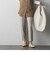 ウエストゴムスリムテーパードパンツ≪洗濯機で洗える≫