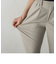 ウエストゴムスリムテーパードパンツ≪洗濯機で洗える≫