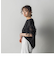 チュールフリルスリーブTシャツ