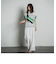 WATER　REPELLENTサイドラインワイドパンツ≪手洗い可能≫
