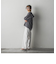 WATER　REPELLENTサイドラインワイドパンツ≪手洗い可能≫