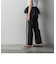 WATER　REPELLENTサイドラインワイドパンツ≪手洗い可能≫