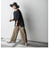 WATER　REPELLENTサイドラインワイドパンツ≪手洗い可能≫