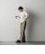 WATER　REPELLENTサイドラインワイドパンツ≪手洗い可能≫