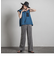 メランジイージーワイドパンツ≪洗濯機で洗える≫
