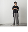 メランジイージーワイドパンツ≪洗濯機で洗える≫