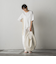 サイドニットドッキングTシャツ≪手洗い可能≫