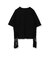 サイドニットドッキングTシャツ≪手洗い可能≫