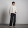 ダブルウエストワイドパンツ≪手洗い可能≫