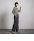 ダブルウエストワイドパンツ≪手洗い可能≫