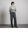 ダブルウエストワイドパンツ≪手洗い可能≫