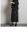 ストレッチレザーライクIラインスカート