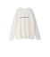 ロゴプリントロングTシャツ≪洗濯機で洗える≫