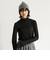 メランジリブタートルネックプルオーバー≪手洗い可能≫
