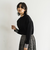 配色ラメハイネックニットプルオーバー≪手洗い可能≫
