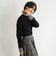 配色ラメハイネックニットプルオーバー≪手洗い可能≫