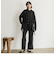 サイドスリットワイドパンツ≪洗濯機で洗える≫