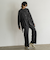 サイドスリットワイドパンツ≪洗濯機で洗える≫