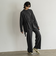 サイドスリットワイドパンツ≪洗濯機で洗える≫