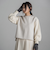 3Dニットスリーブダンボールニットプルオーバー≪手洗い可能≫