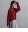 【WEB限定】鹿の子編み配色ニットプルオーバー≪洗濯機で洗える≫
