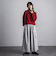 【WEB限定】鹿の子編み配色ニットプルオーバー≪洗濯機で洗える≫