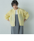 叶えるスカラップ刺繍クロップドシャツ≪手洗い可能≫