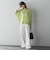デニムワイドパンツ≪洗濯機で洗える≫