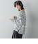 【WEB限定】ゆるボーダーロングTシャツ