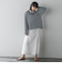【WEB限定】ゆるボーダーロングTシャツ
