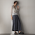 【新色追加】シャンブレーカーゴキュロットパンツ