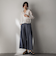 【新色追加】シャンブレーカーゴキュロットパンツ