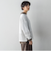 ペーパーブレンドメッシュヘムニットプルオーバー≪手洗い可能≫