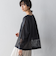 ペーパーブレンドメッシュヘムニットプルオーバー≪手洗い可能≫