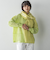 ペーパーブレンドメッシュヘムニットプルオーバー≪手洗い可能≫