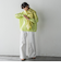 ペーパーブレンドメッシュヘムニットプルオーバー≪手洗い可能≫