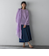 ペーパーブレンドメッシュヘムニットプルオーバー≪手洗い可能≫