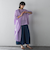 ペーパーブレンドメッシュヘムニットプルオーバー≪手洗い可能≫