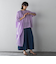 ペーパーブレンドメッシュヘムニットプルオーバー≪手洗い可能≫