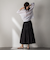【新色追加】LEVITAシアーVネックドルマンニットプルオーバー≪手洗い可能≫