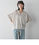 【新色追加】LEVITAシアーVネックドルマンニットプルオーバー≪手洗い可能≫