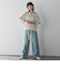 【新色追加】LEVITAシアーVネックドルマンニットプルオーバー≪手洗い可能≫