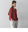 【新色追加】LEVITAシアーVネックドルマンニットプルオーバー≪手洗い可能≫