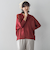 【新色追加】LEVITAシアーVネックドルマンニットプルオーバー≪手洗い可能≫