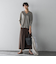 【新色追加】LEVITAシアーVネックドルマンニットプルオーバー≪手洗い可能≫